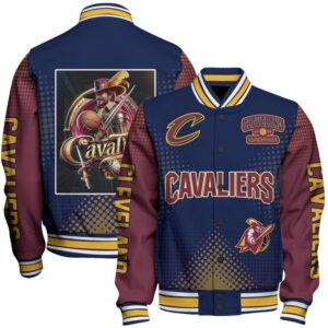 Cleveland Cavaliers NBA Varsity Jacket, Baseball Jacket - livanniestore Store