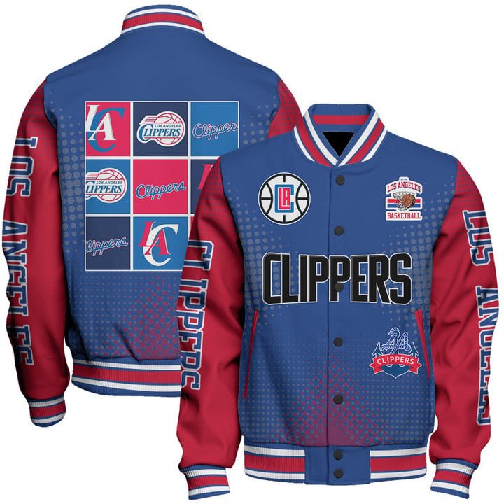 La Clippers NBA Varsity Jacket, Baseball Jacket - livanniestore Store