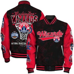 Washington Wizards - National Basketball Association Varsity Jacket, Baseball Jacket - livanniestore Store