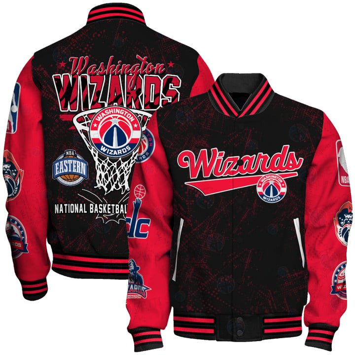 Washington Wizards - National Basketball Association Varsity Jacket, Baseball Jacket - livanniestore Store