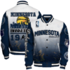Minnesota Timberwolves - National Basketball Association Aop Varsity Jacket, Baseball Jacket - livanniestore Store