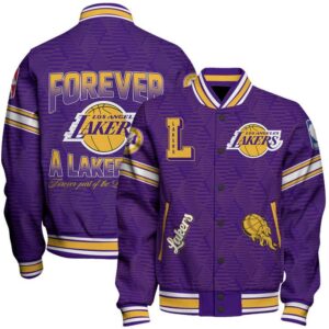 Nba Los Angeles Lakers - National Basketball Association Varsity Jacket, Baseball Jacket Sfat - livanniestore Store