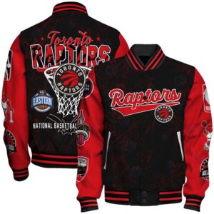 Toronto Raptors - National Basketball Association Logo Varsity Jacket, Baseball Jacket - livanniestore Store