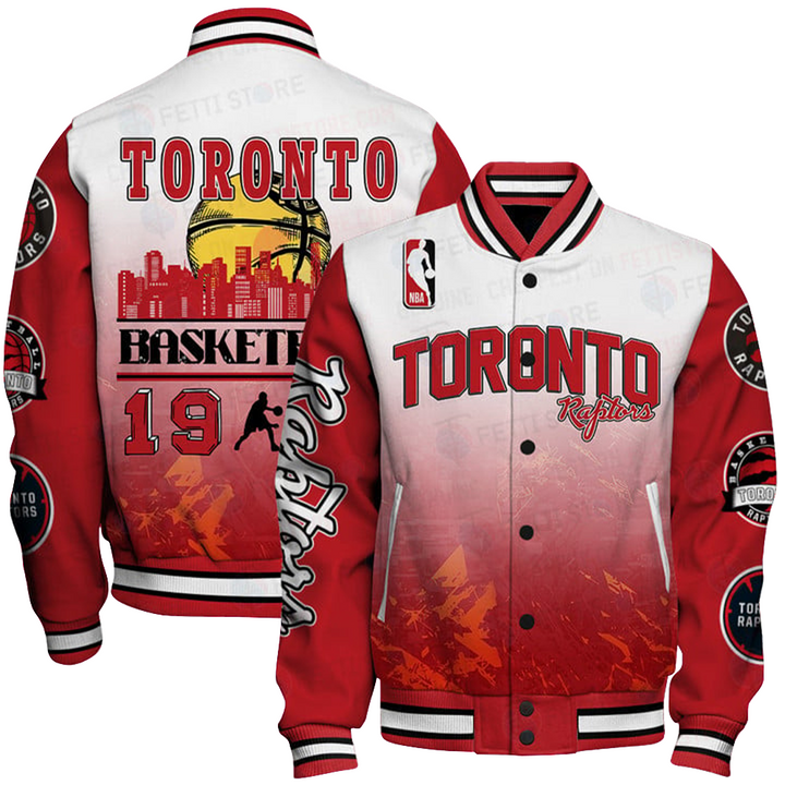 NBA Toronto Raptors - National Basketball Association Aop Varsity Jacket, Baseball Jacket - livanniestore Store