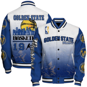 Nba Golden State Warriors - National Basketball Association Aop Varsity Jacket, Baseball Jacket - livanniestore Store
