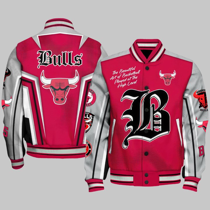 NBA Chicago Bulls Varsity Jacket, Baseball Jacket V2 - livanniestore Store