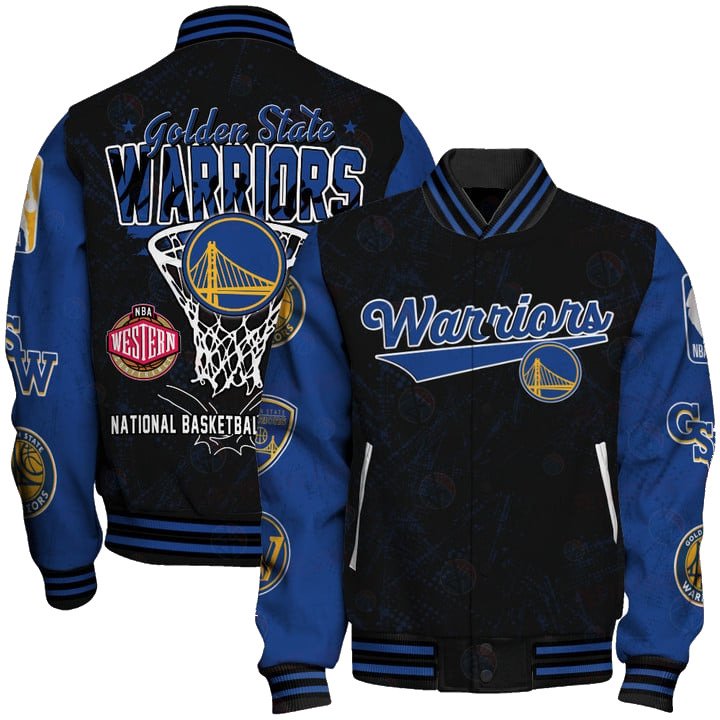 Golden State Warriors - Nba National Basketball Association Varsity Jacket, Baseball Jacket Sfat - livanniestore Store