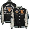 New York Knicks NBA Team Logo Sport Pattern Style Varsity Jacket, Baseball Jacket - livanniestore Store