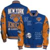 New York Knicks - National Basketball Association Print Varsity Jacket, Baseball Jacket - livanniestore Store