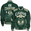 Milwaukee Bucks - 2x Champions Basketball Team Print Varsity Jacket, Baseball Jacket - livanniestore Store