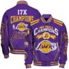 Los Angeles Lakers - 17x Champions Basketball Team Print Varsity Jacket, Baseball Jacket - livanniestore Store