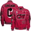 Chicago Bulls Team Logo Sport Pattern NBA Varsity Jacket, Baseball Jacket - livanniestore Store