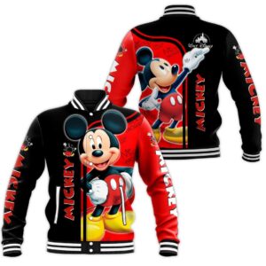 Mickey Mouse Belive In Magic Cartoon Movie Fans Baseball Jacket - livanniestore Store
