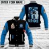 Personalized R2 D2 Robot Star Wars Movie Fans Halloween Xmas Baseball Jacket - livanniestore Store