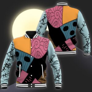 Love Sally The Queen Of Nighmare Happy Halloween Baseball Jacket - livanniestore Store