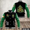 Personalized Irish Notre Dame Leprechaun Patrick'S Day Baseball Jacket - livanniestore Store