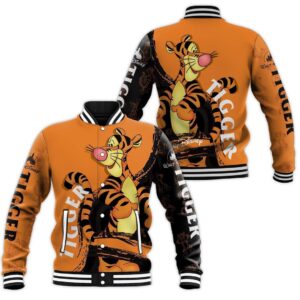Tigger Winnie The Pooh Mother'S Day Father'S Day Baseball Jacket - livanniestore Store