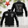 Personalized Jack Skellington Pumpkin King Halloween Baseball Jacket - livanniestore Store