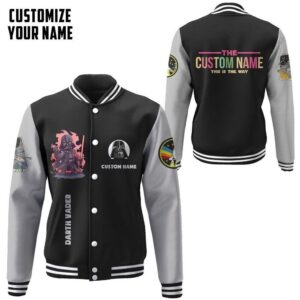 Personalized Star Wars Darth Vader This Is The Way Father'S Day Baseball Jacket - livanniestore Store