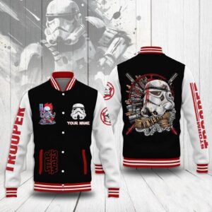 Personalized Stormtrooper Star Wars Movie Father'S Day Gift Baseball Jacket - livanniestore Store