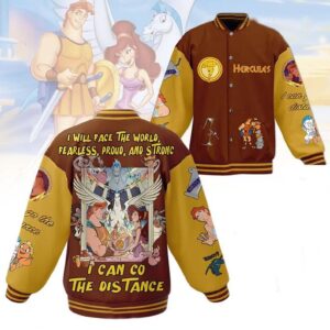 I Will Face The World Fearless Proud And Strong Hercules Fan Baseball Jacket - livanniestore Store