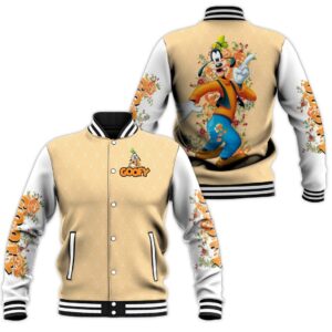 Never Too Old For Goofy Flowers Best Christmas Gift Baseball Jacket - livanniestore Store