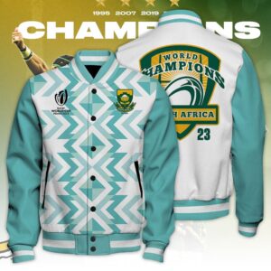 South Africa x Rugby World Cup Baseball Jacket TANTN 2974 - livanniestore Store
