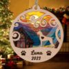 Custom Christmas Suncatcher Ornament Boxer - Christmas Ornaments Personalized Gift For Dog Lover - livanniespoon