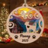 Custom Christmas Suncatcher Ornament Chihuahuas - Christmas Ornaments Personalized Gift For Dog Lover - livanniespoon