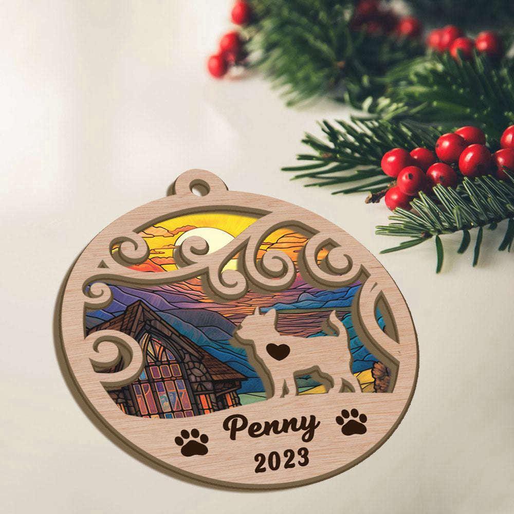 Custom Christmas Suncatcher Ornament Chihuahuas - Christmas Ornaments Personalized Gift For Dog Lover - livanniespoon - Image 2