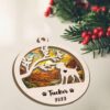 Personalized Cane Corso Christmas Suncatcher Ornament - Christmas Ornaments Personalized Gift For Dog Lover - livanniespoon