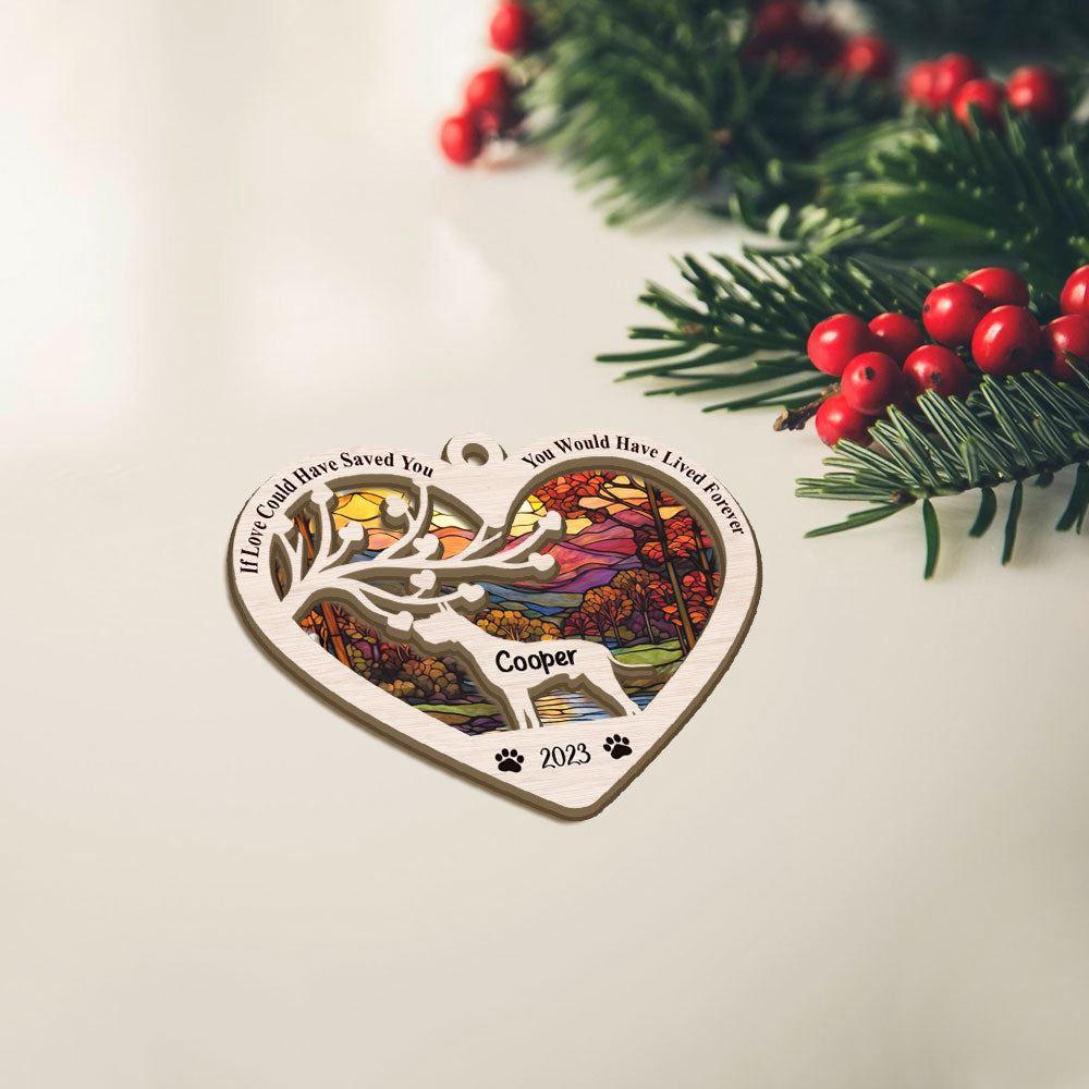 Personalized Great Dane Christmas Suncatcher Ornament - Christmas Ornaments Personalized Gift For Dog Lover - livanniespoon - Image 2
