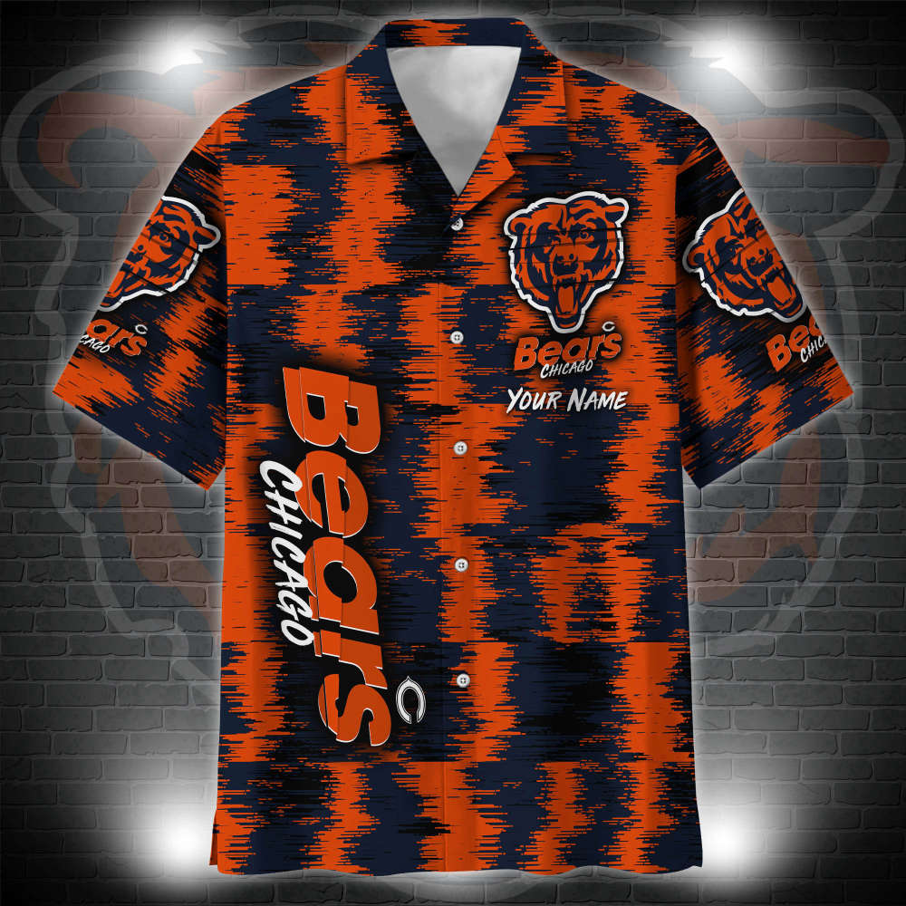 Chicago Bears Hawaii Shirt Custom Your Name, Sport 3D Shirt, Gift For Fan EHIVM-57494 - livanniespoon - Image 2