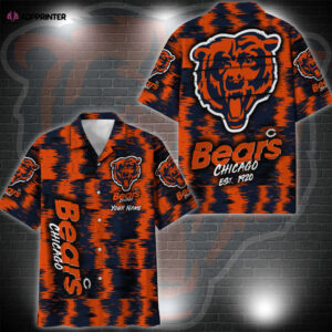 Chicago Bears Hawaii Shirt Custom Your Name, Sport 3D Shirt, Gift For Fan EHIVM-57494 - livanniespoon