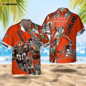 Cleveland Browns Summer Hawaiian Shirt Gift Men Women Gift Men Women - livanniespoon