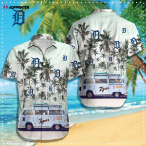 Detroit Tigers MLB-Hawaiian shirt Q-49288 - livanniespoon