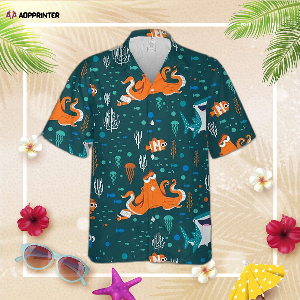 Finding Nemo Disney Hawaiian Shirt, Nemo Marlin Dory Crush Shirt, Gift For Men Women - livanniespoon