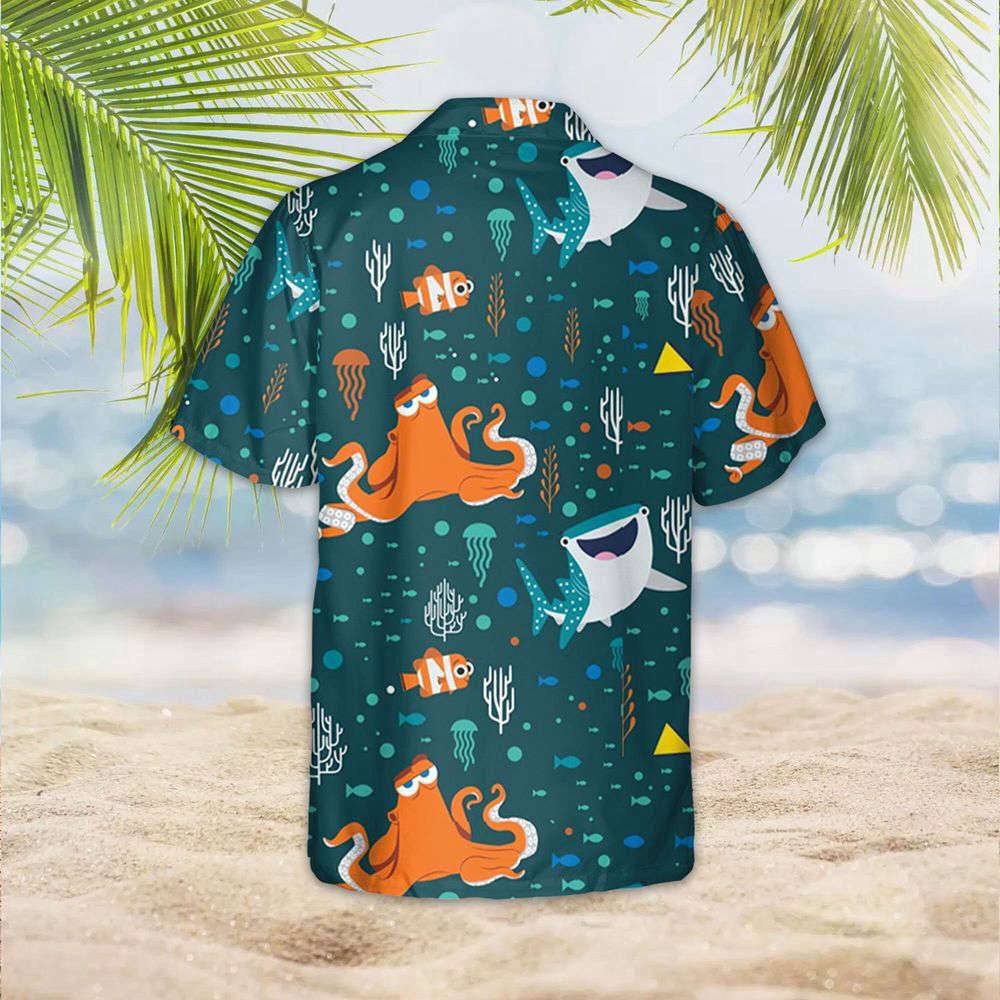 Finding Nemo Disney Hawaiian Shirt, Nemo Marlin Dory Crush Shirt, Gift For Men Women - livanniespoon - Image 3