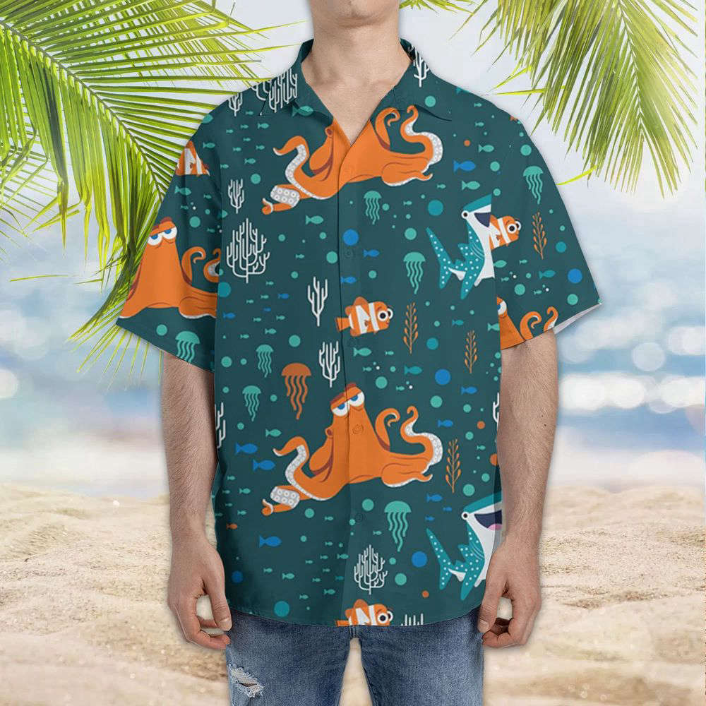 Finding Nemo Disney Hawaiian Shirt, Nemo Marlin Dory Crush Shirt, Gift For Men Women - livanniespoon - Image 4