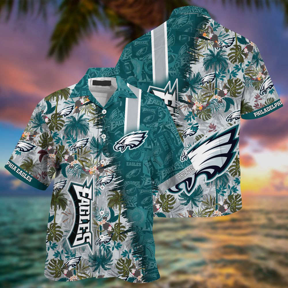 Philadelphia Eagles NFL-Summer Hawaii Shirt And Shorts For Your Loved Ones - livanniespoon