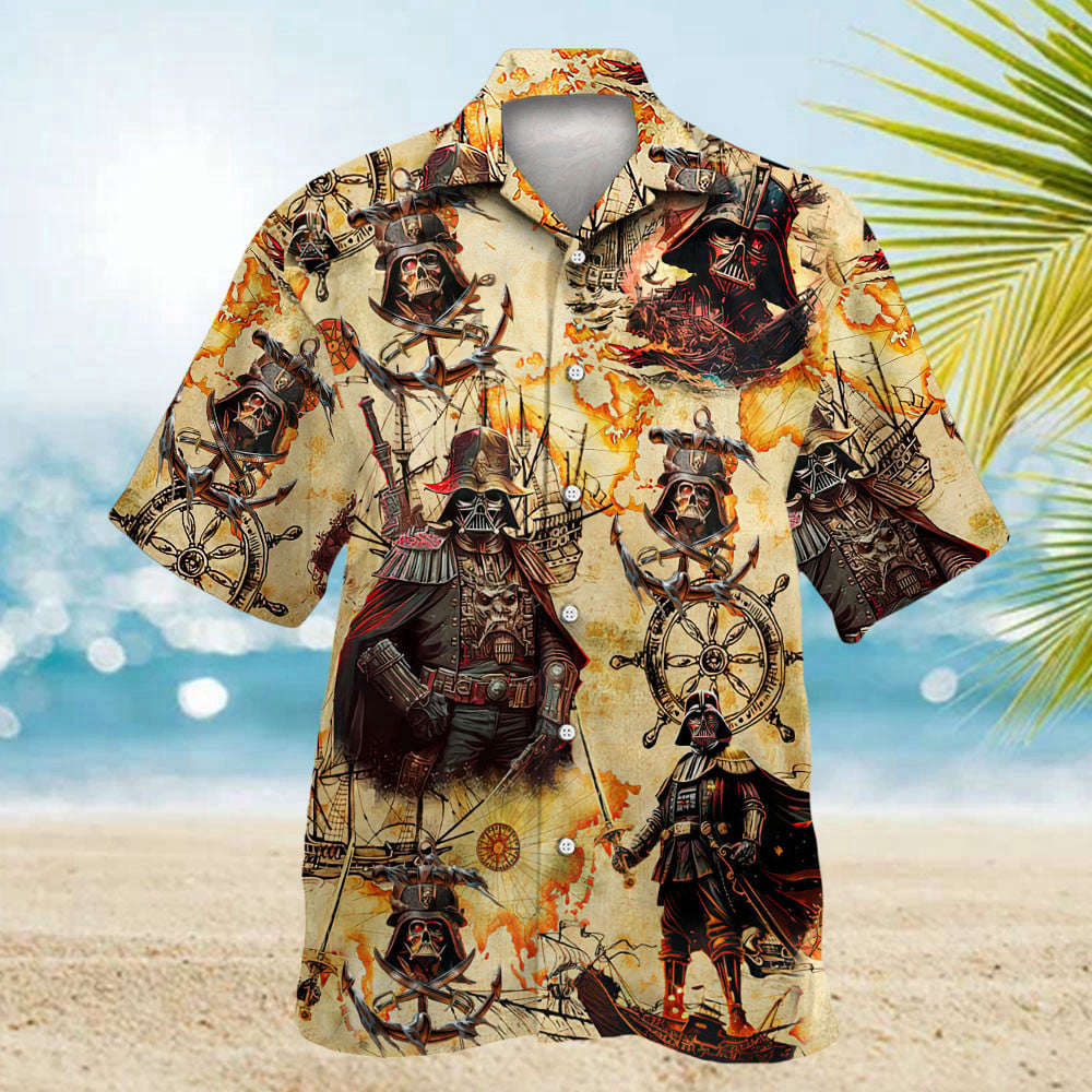 Star Wars Darth Vader Pirates Hawaiian Shirt Shorts Summer 2023 Hot - livanniespoon - Image 2