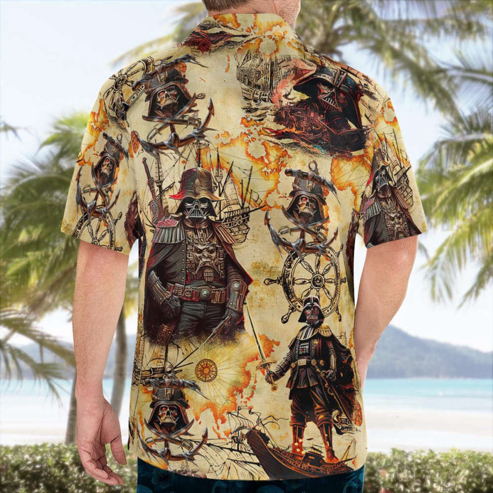 Star Wars Darth Vader Pirates Hawaiian Shirt Shorts Summer 2023 Hot - livanniespoon - Image 3