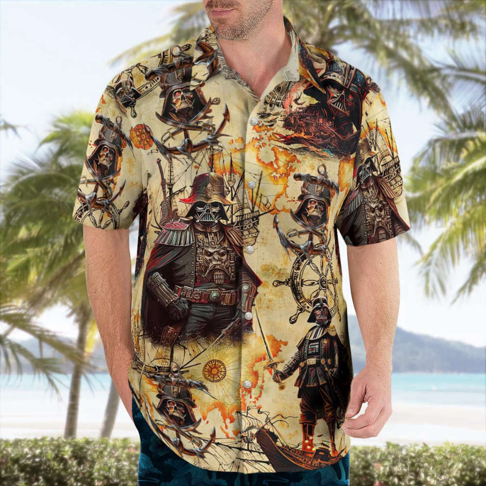Star Wars Darth Vader Pirates Hawaiian Shirt Shorts Summer 2023 Hot - livanniespoon - Image 4