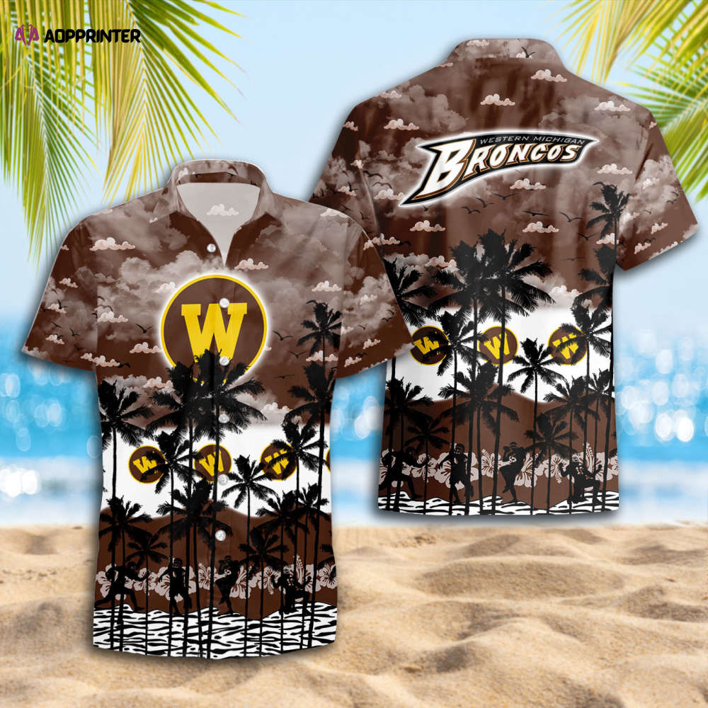 Western Michigan Broncos Hawaiian Shirt Gift Men Women Gift Men Women Trending Summer. Gift For Fan S88912 - livanniespoon